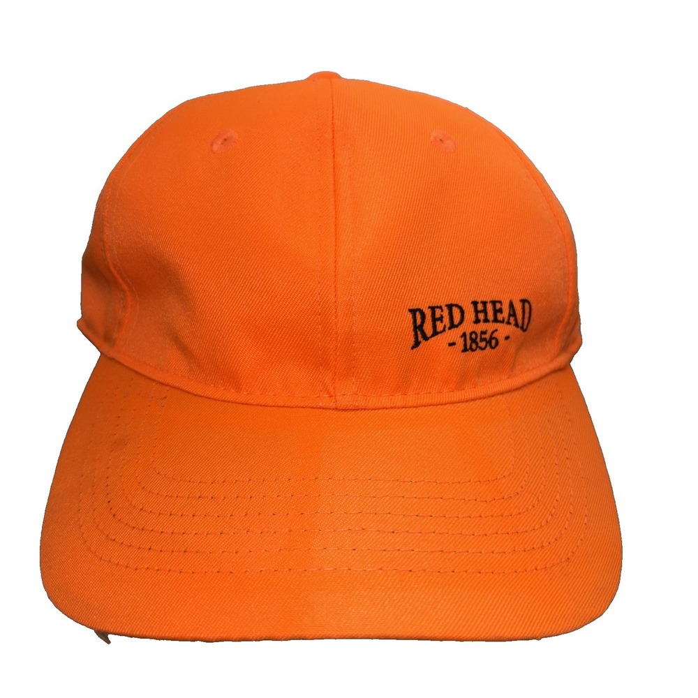 Red Head 1856 Hat Blaze Orange Adjustable Cap Duck Hunter Orange Safety 6 Panel